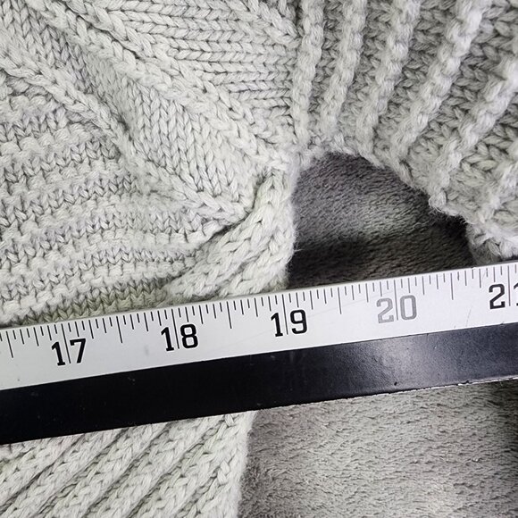 Womens Gray Banana Republic Knit Sweater Textured Turtleneck Long Sleeve Size S - Picture 7 of 9